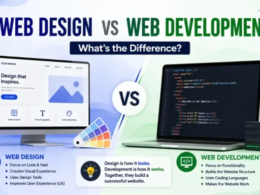 Web Design vs Web Development: What's the Difference?