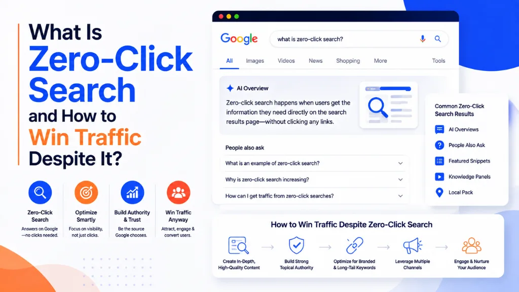 What Is Zero-Click Search and How to Win Traffic Despite It?