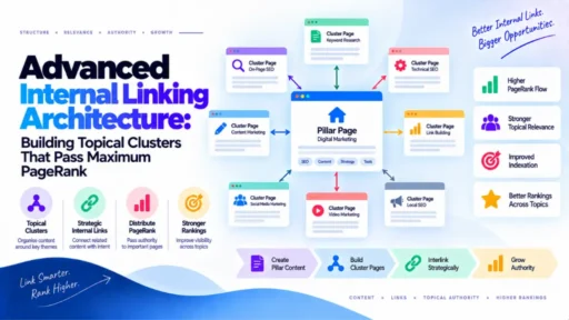 Advanced Internal Linking Architecture: Building Topical Clusters That Pass Maximum PageRank