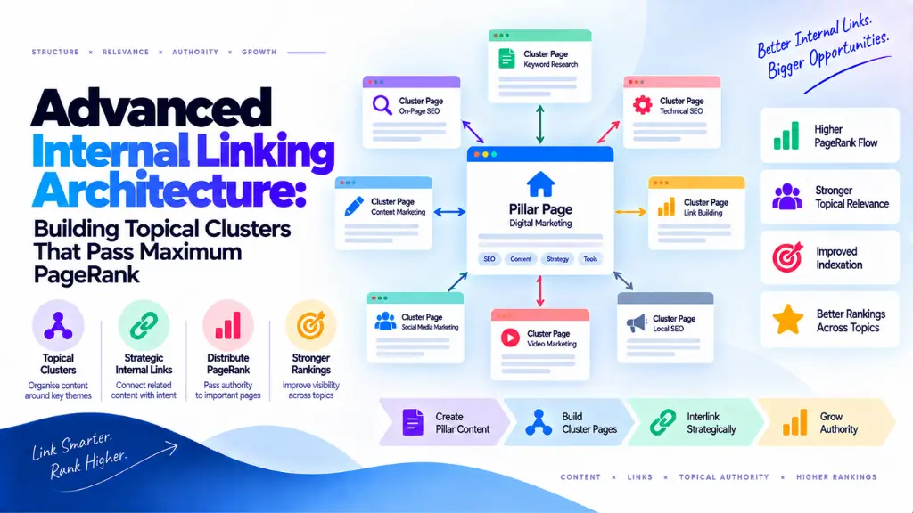 Advanced Internal Linking Architecture: Building Topical Clusters That Pass Maximum PageRank