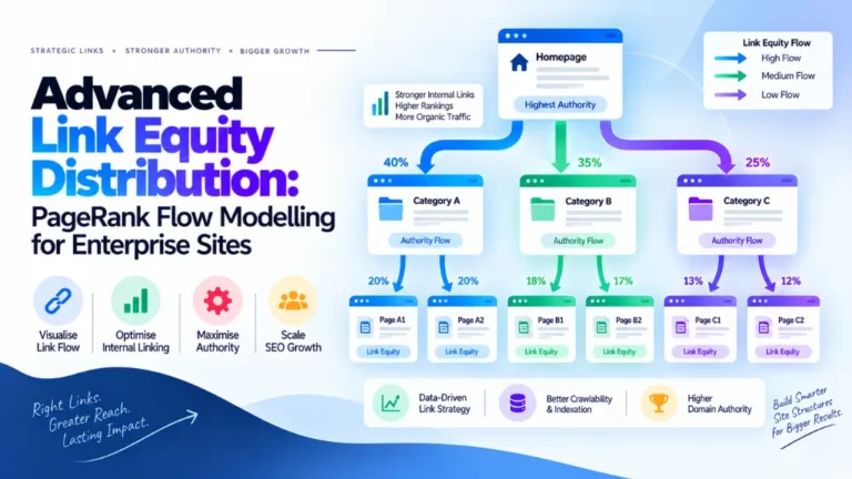 Advanced Link Equity Distribution: PageRank Flow Modelling for Enterprise Sites