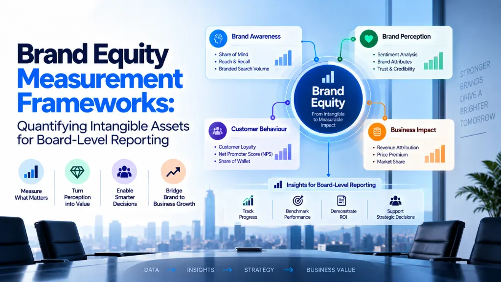 Brand Equity Measurement Frameworks: Quantifying Intangible Assets for Board-Level Reporting