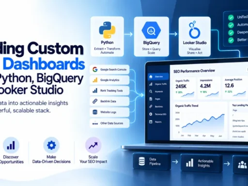 Building Custom SEO Dashboards with Python, BigQuery and Looker Studio