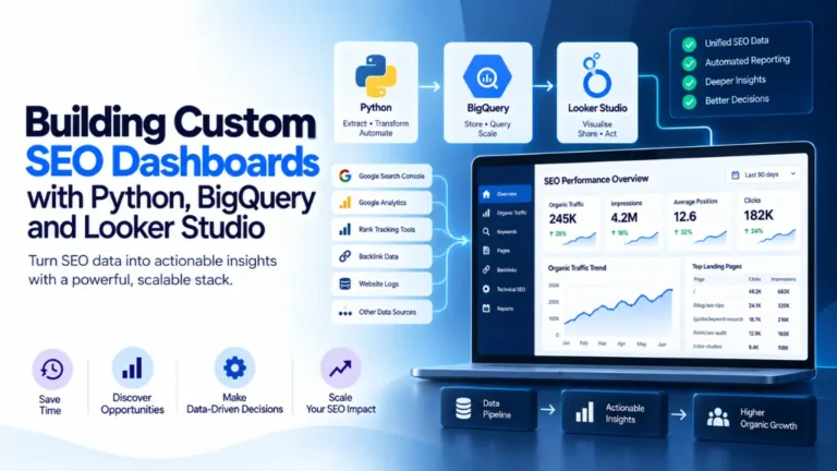 Building Custom SEO Dashboards with Python, BigQuery and Looker Studio