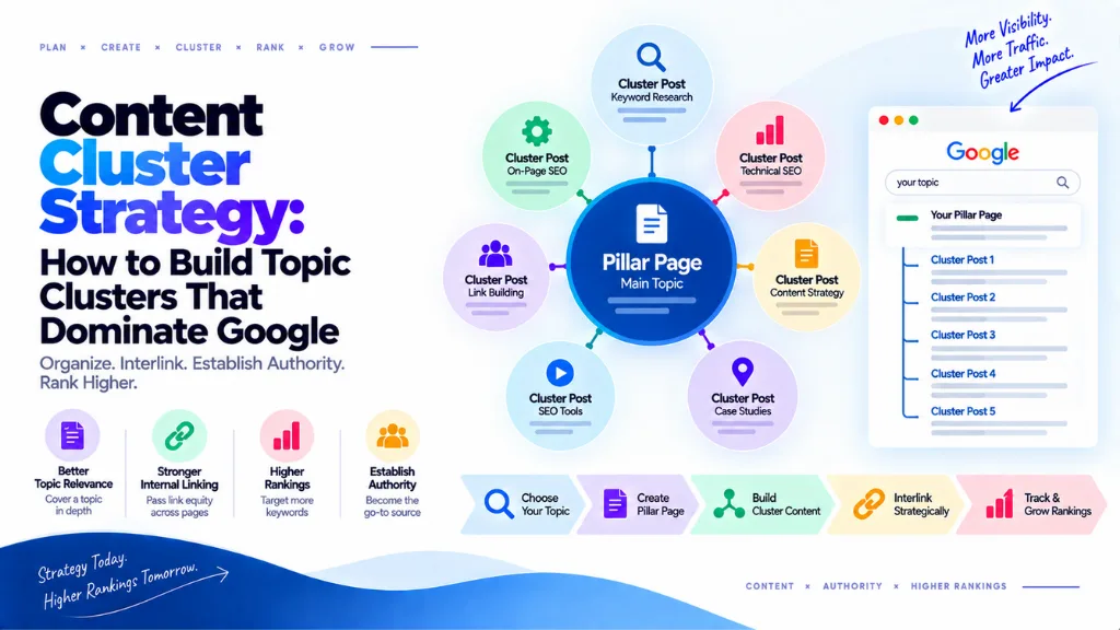 Content Cluster Strategy: How to Build Topic Clusters That Dominate Google