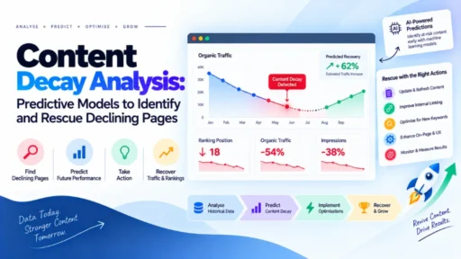 Content Decay Analysis: Predictive Models to Identify and Rescue Declining Pages