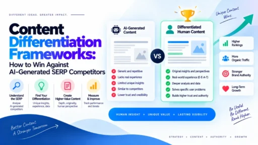 Content Differentiation Frameworks: How to Win Against AI-Generated SERP Competitors