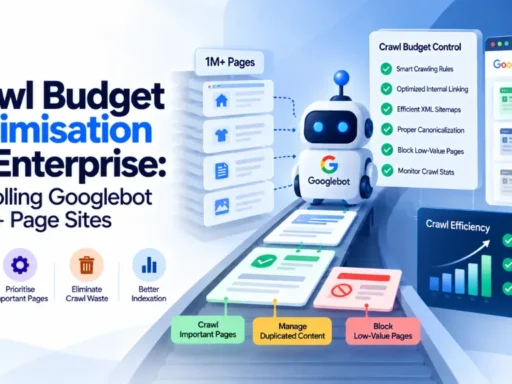 Crawl Budget Optimisation for Enterprise: Controlling Googlebot at 1M+ Page Sites