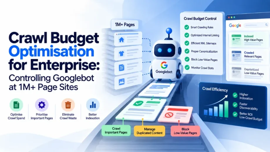 Crawl Budget Optimisation for Enterprise: Controlling Googlebot at 1M+ Page Sites