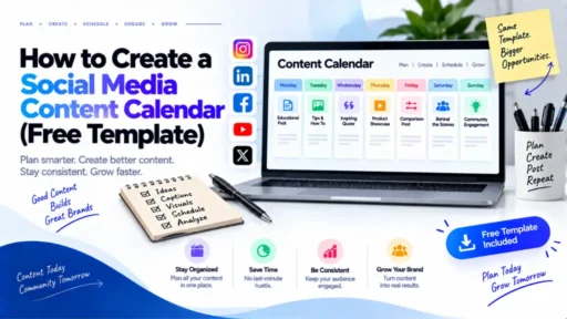 How to Create a Social Media Content Calendar (Free Template)