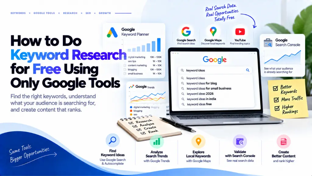 How to Do Keyword Research for Free Using Only Google Tools