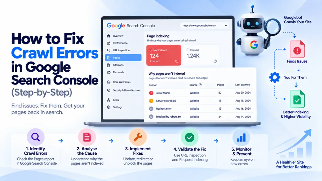 How to Fix Crawl Errors in Google Search Console (Step-by-Step)