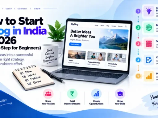 How to Start a Blog in India in 2026 (Step-by-Step for Beginners)