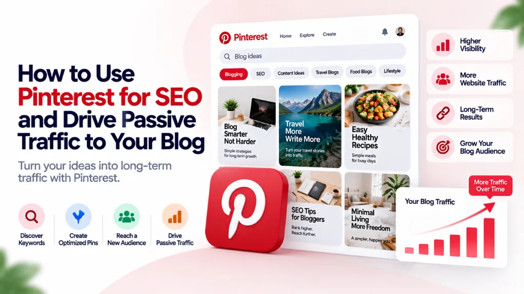 How to Use Pinterest for SEO and Drive Passive Traffic to Your Blog