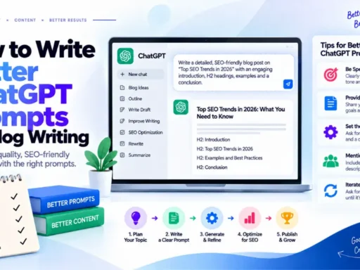 How to Write Better ChatGPT Prompts for Blog Writing