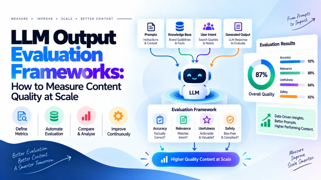 LLM Output Evaluation Frameworks: How to Measure Content Quality at Scale