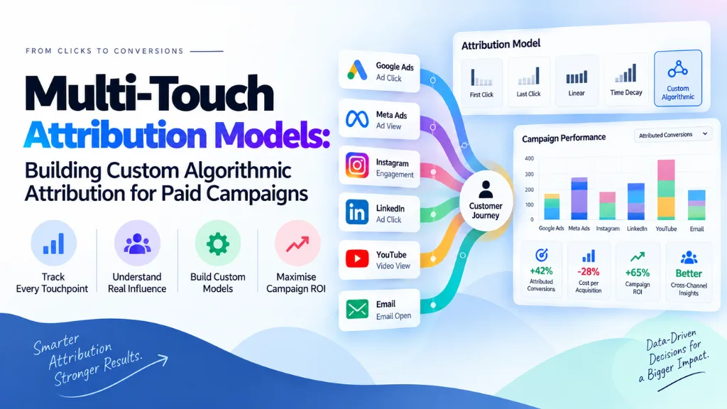 Multi-Touch Attribution Models: Building Custom Algorithmic Attribution for Paid Campaigns