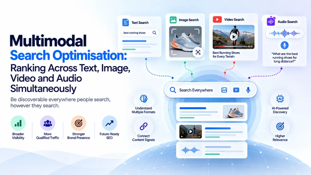 Multimodal Search Optimisation: Ranking Across Text, Image, Video and Audio Simultaneously