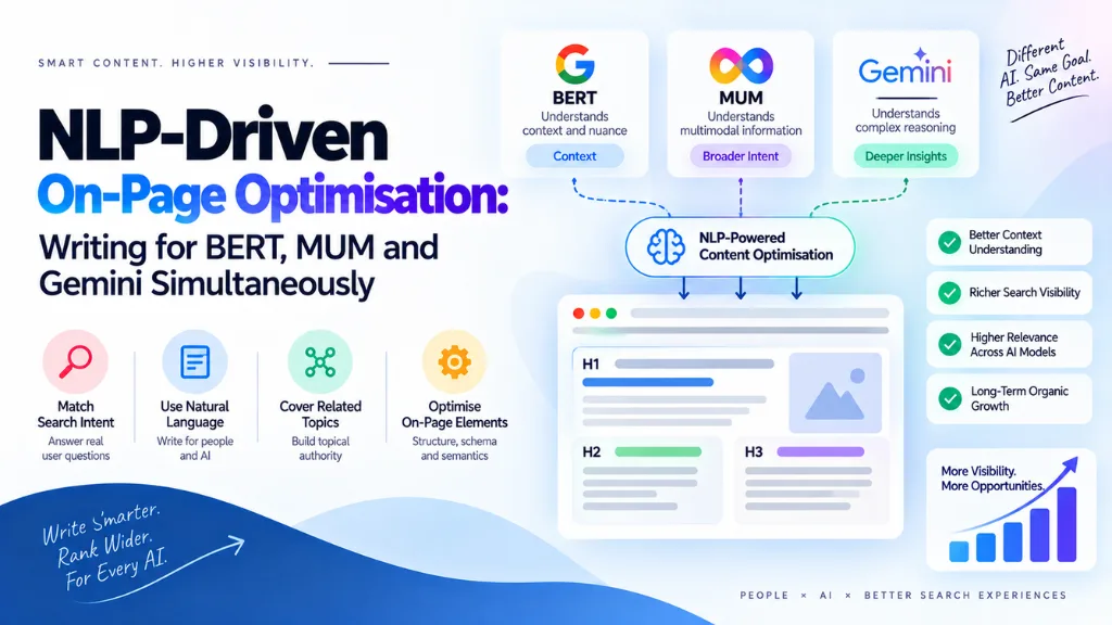 NLP-Driven On-Page Optimisation: Writing for BERT, MUM and Gemini Simultaneously
