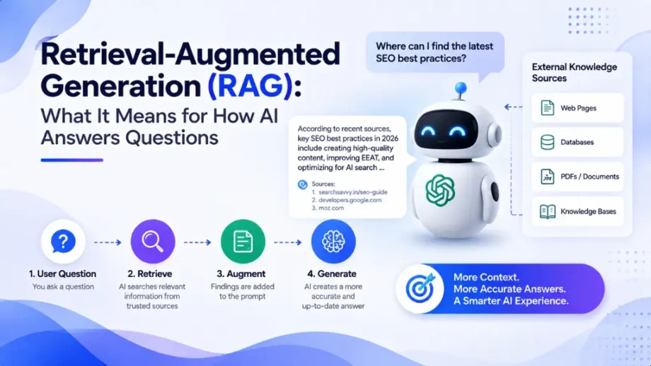 Retrieval-Augmented Generation (RAG) What It Means for How AI Answers Questions