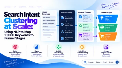Search Intent Clustering at Scale: Using NLP to Map 10,000 Keywords to Funnel Stages