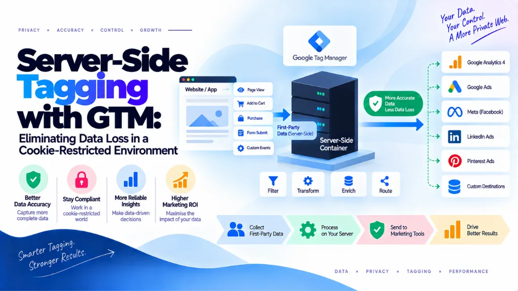Server-Side Tagging with GTM: Eliminating Data Loss in a Cookie-Restricted Environment