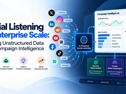 Social Listening at Enterprise Scale: Turning Unstructured Data into Campaign Intelligence
