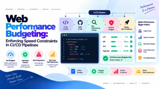 Web Performance Budgeting: Enforcing Speed Constraints in CI/CD Pipelines