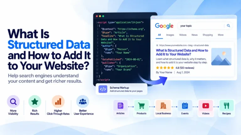 What Is Structured Data and How to Add It to Your Website?