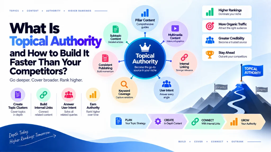 What Is Topical Authority and How to Build It Faster Than Your Competitors?