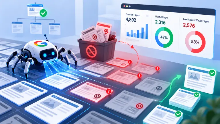 Crawl Budget Waste: How to Find and Fix It on Mid-Size Websites