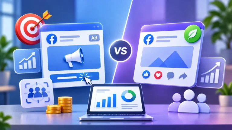 Facebook Ads vs Organic Reach in 2026: What Small Businesses Should Expect
