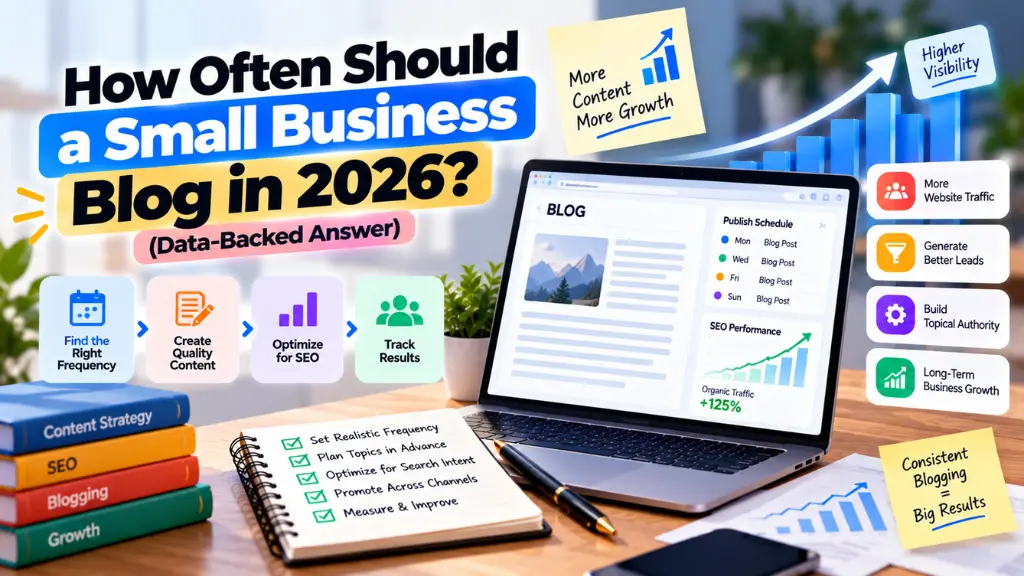 How Often Should a Small Business Blog in 2026? (Data-Backed Answer)