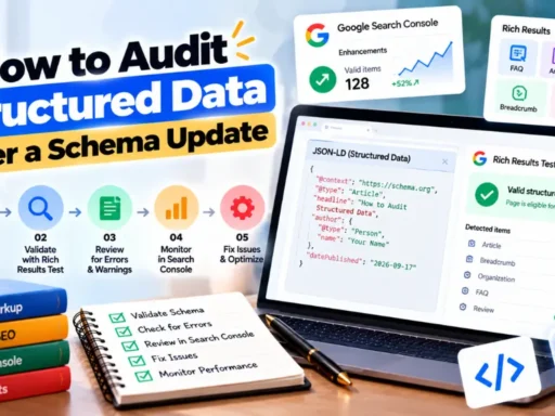 How to Audit Structured Data After a Schema Update