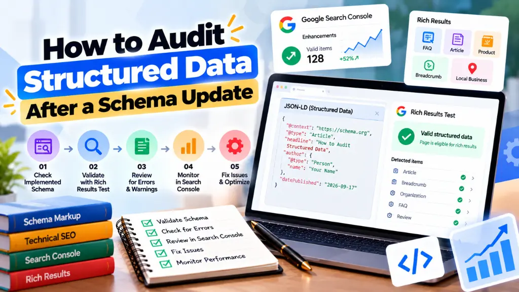 How to Audit Structured Data After a Schema Update