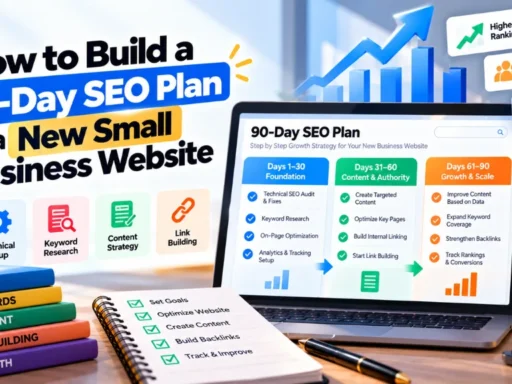 How to Build a 90-Day SEO Plan for a New Small Business Website