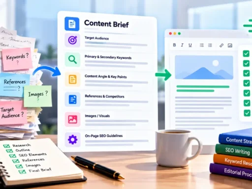 How to Build a Content Brief Template That Cuts Editing Time in Half