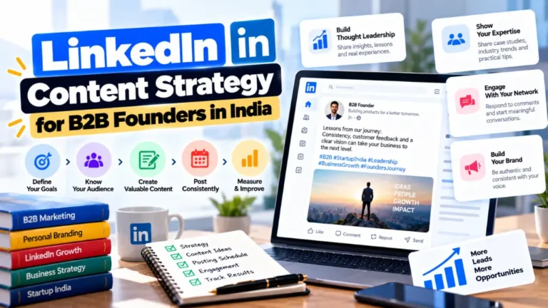 LinkedIn Content Strategy for B2B Founders in India