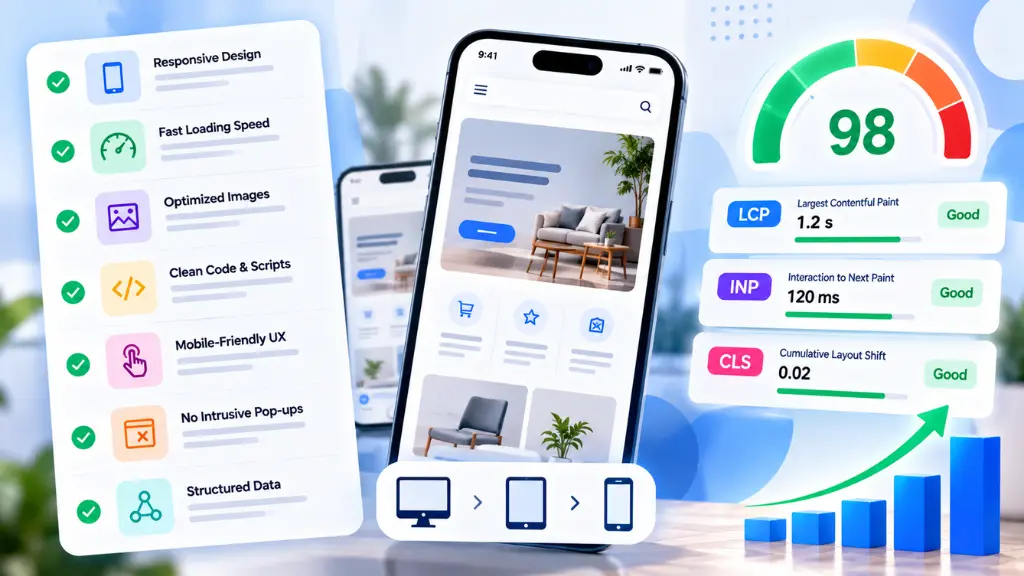Mobile-First Design Checklist for 2026 Core Web Vitals