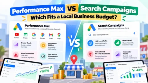 Performance Max vs Search Campaigns: Which Fits a Local Business Budget?