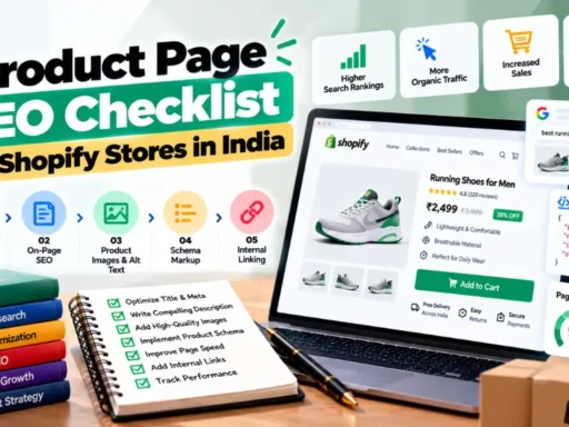 Product Page SEO Checklist for Shopify Stores in India