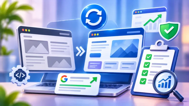 Website Redesign Checklist: How to Avoid Losing SEO Rankings