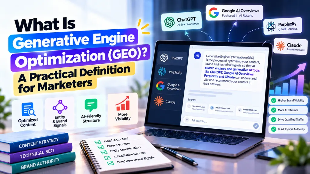 What Is Generative Engine Optimization (GEO)? A Practical Definition for Marketers