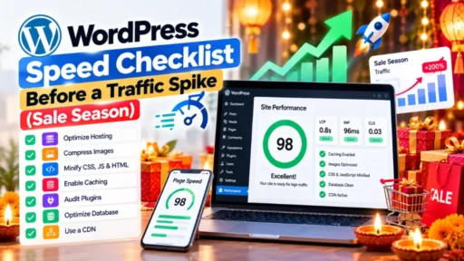 WordPress Speed Checklist Before a Traffic Spike (Sale Season)