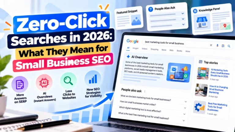Zero-Click Searches in 2026: What They Mean for Small Business SEO